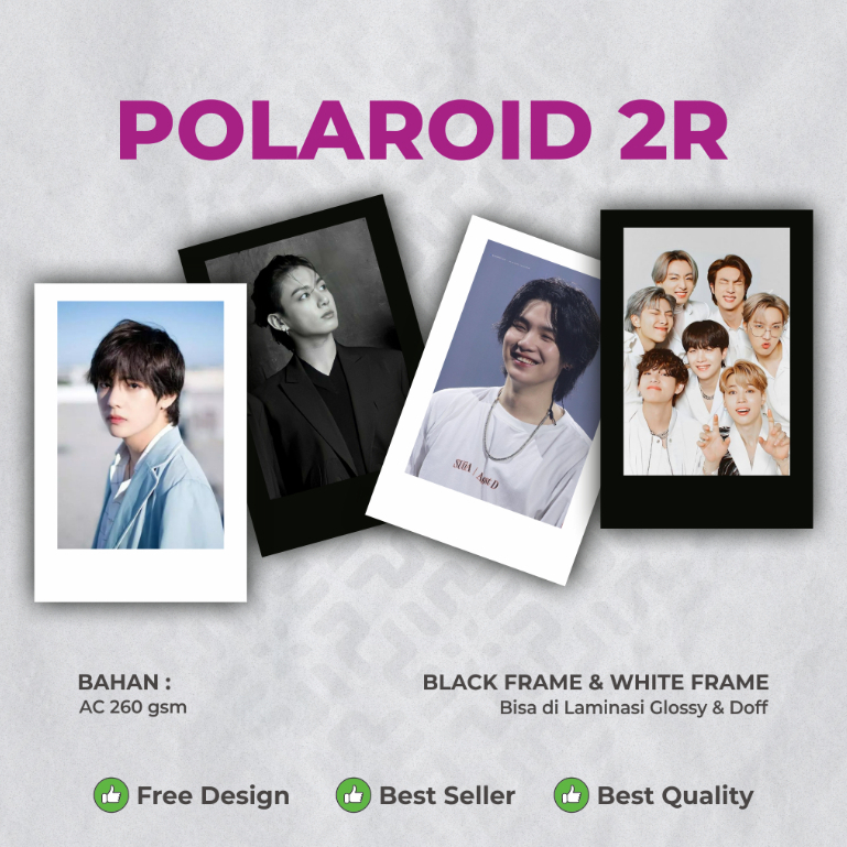 SATU HARI JADI FOTO POLAROID 2R/CETAK FOTO 2R MURAH