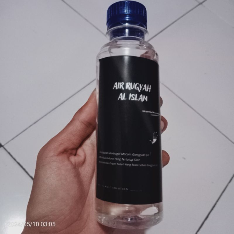 

Air ruqyah asli Penghancur Jin Jahat, Jin Kiriman, Jin Pengganggu 250ml