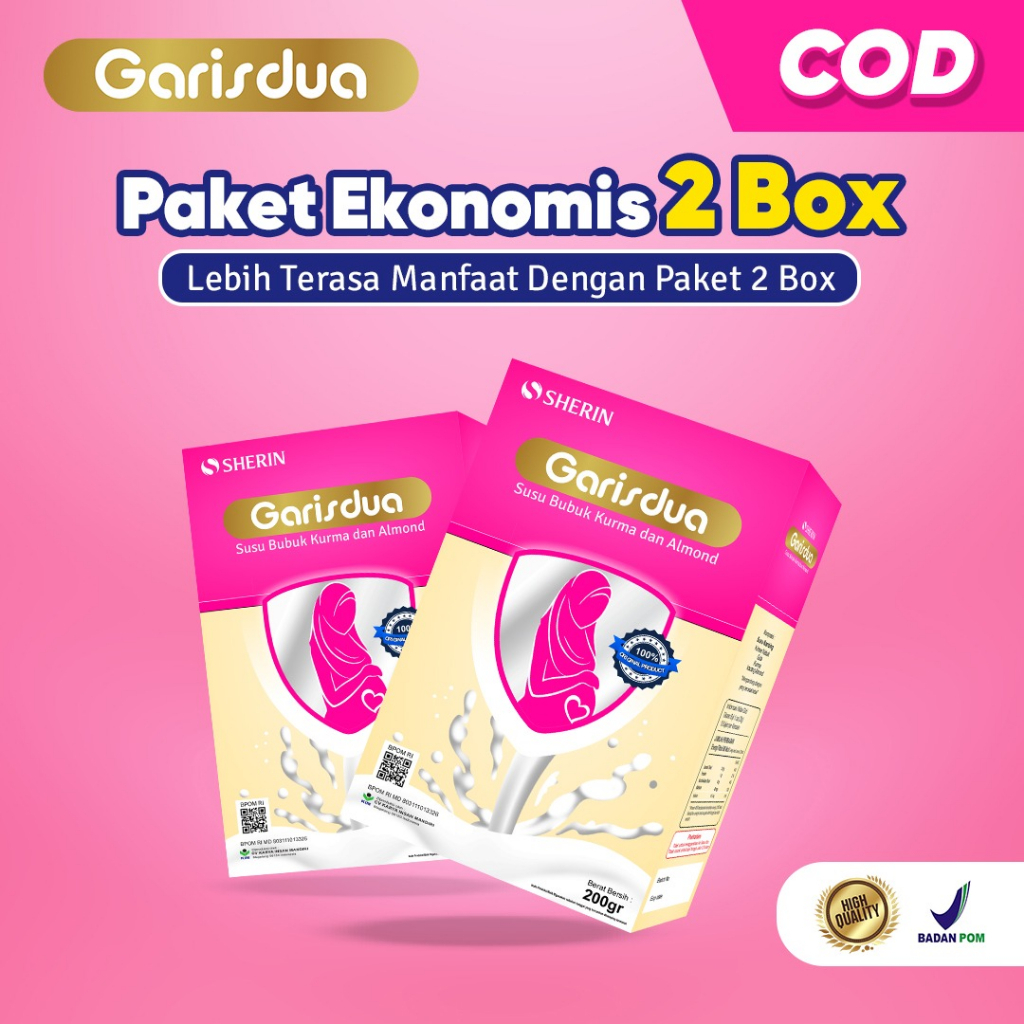 

Susu Garisdua Wanita PROMO BUNDLING PROMIL 2 PCS Etawa Premium 200gram