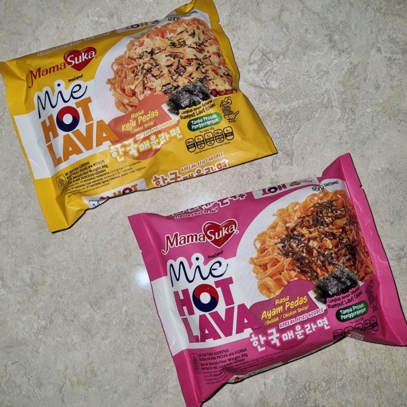 

MamaSuka Mie Instant Hot Lava HALAL