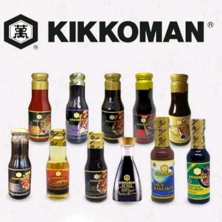 

KIKKOMAN SAUCE ALL VARIANT HALAL 300GRAM