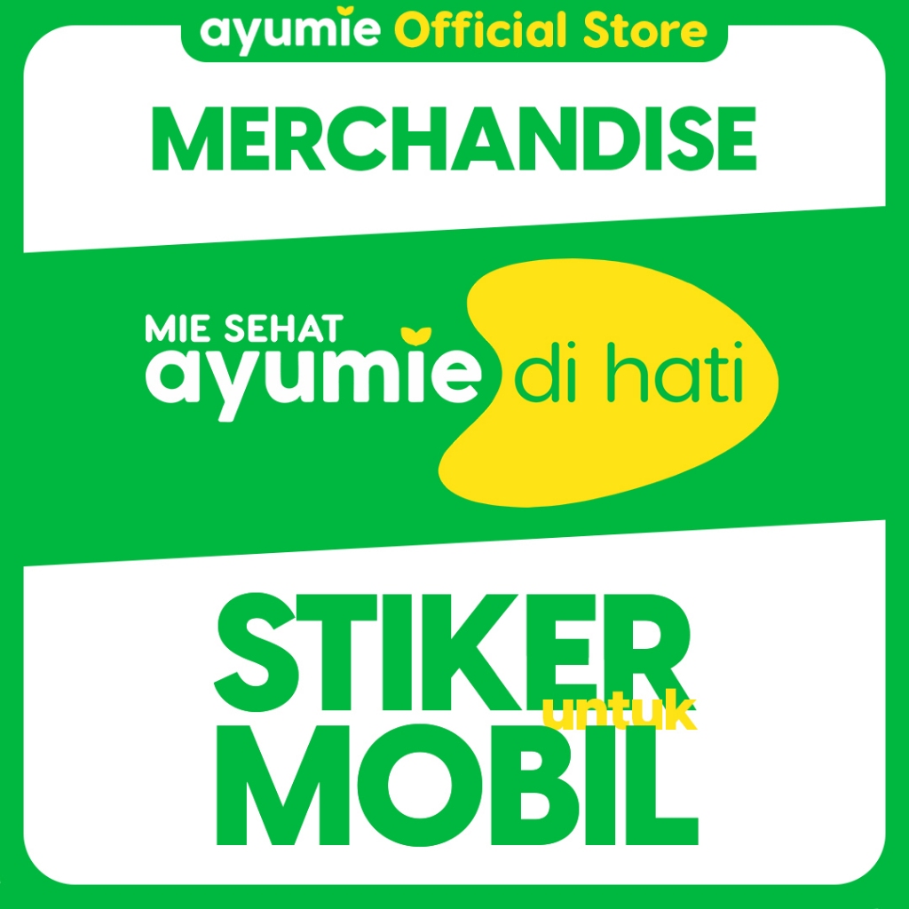 Ayumie - Stiker Mobil Sticker Logo Ayumie