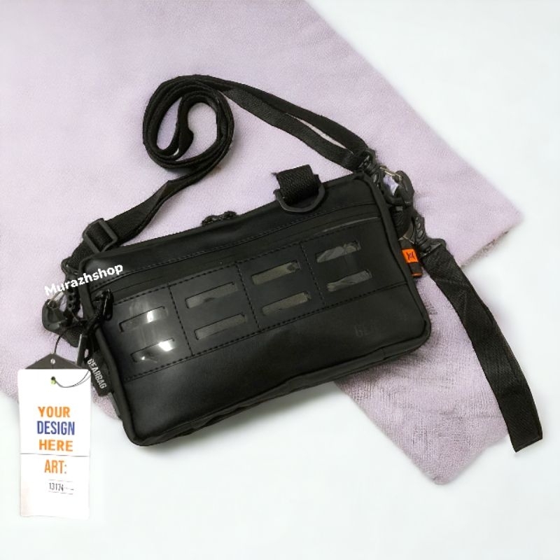 Tas Selempang Pria Clutch bag Handbag Sling bag pria Pouch bag Warna Hitam Anti Air GEAR BAG