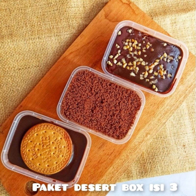 

Brownies lumer isi 3 box 300ml bebas pilih varian / desert box