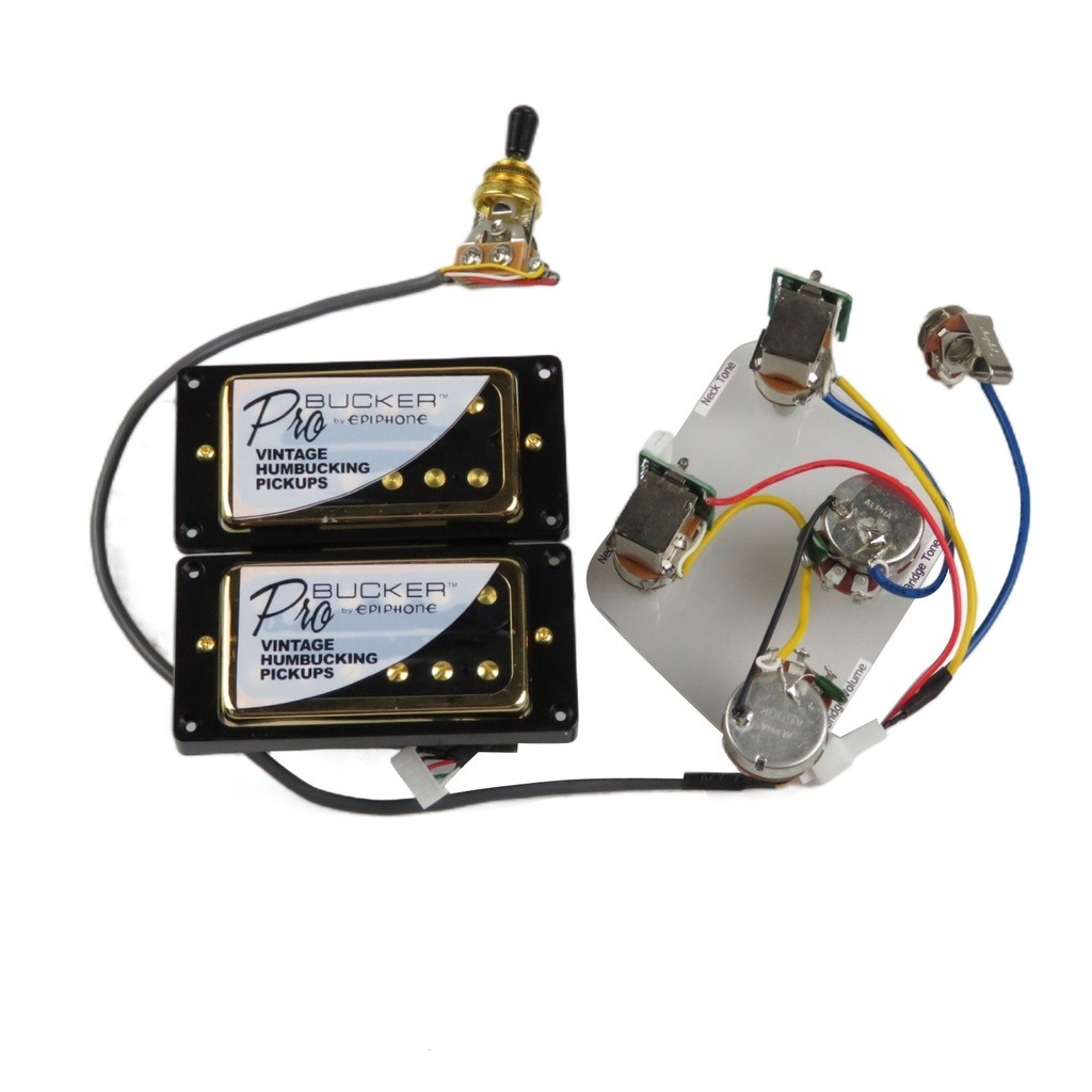 Pickup Alnico V Humbucker Pickup ProBucker Push / Tarik Pickup Gitar Listrik Untuk Gibson Epiphone