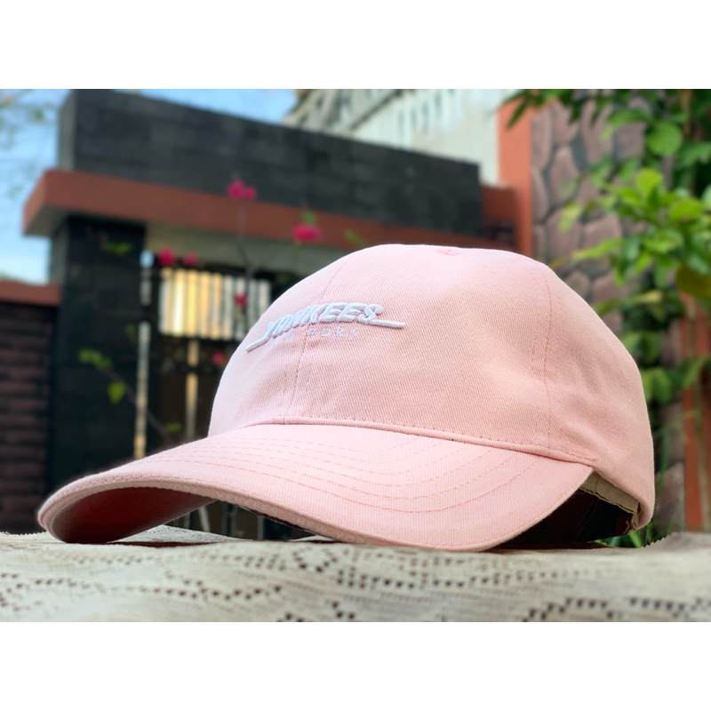 MLB Yankees Adjustable Cap Baby Pink