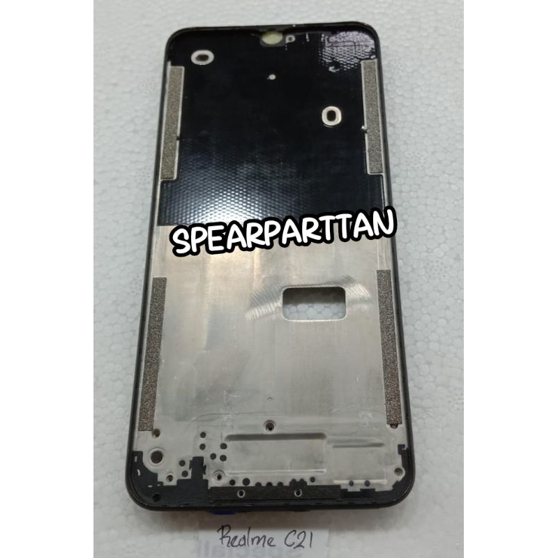 FRAME MIDDLE TULANG TENGAH REALME C21 / TATAKAN LCD TULANGAN LCD REALME C21