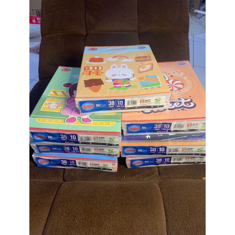

1 PACK BUKU TULIS SIDU °38 °32 °40 LEMBAR (10 PCS)