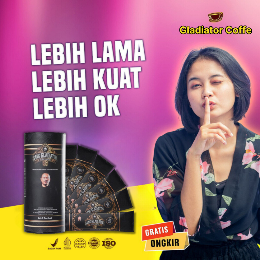 Kopi Sang Gladiator Coffe Original Penunjang Performa Stamina Pria Diranjang Paling Moncer coffee