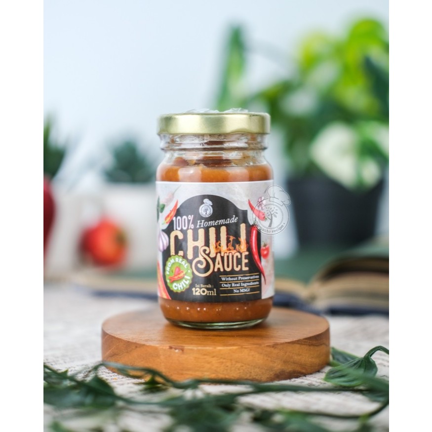 

HOMEMADE CHILI SAUCE - SAUS SAMBAL HOMEMADE NON MSG 120ML