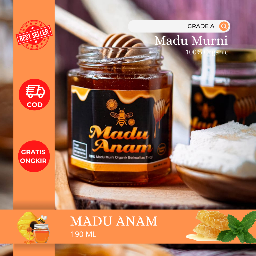 

Madu Asli 100% Tanpa Campuran Untuk Kesehatan Grade A - MADU ANAM