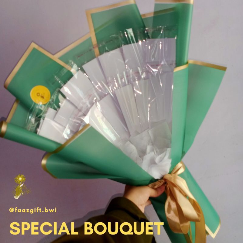 

Buket kosongan || Buket isi uang || Buket ulang tahun || Buket wisuda