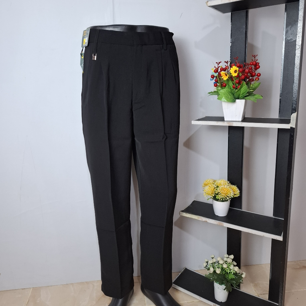 Celana Dasar JCC Katun Celana Panjang Formal Pria Celana Kantor Tebal Uk jumbo
