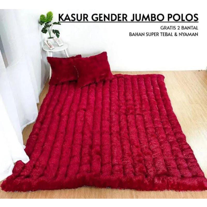 Kasur lantai gender rasfur/ Kasur gender cimol/ Kasur gender tebal murah/ Bonus bantal