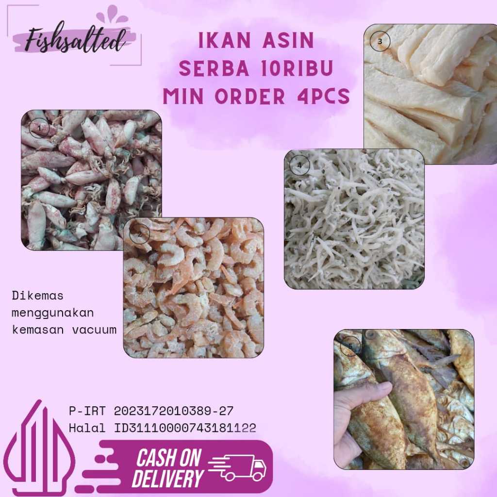 

PROMO IKAN ASIN / CUMI ASIN SERBA 10 RIBU