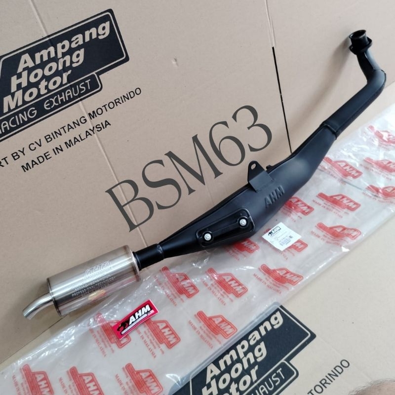 Knalpot Ahm Malaysia Stainles Fizr Fiz Force 1 Satria 2 tak / Knalpot Standar Racing Ahm Satria 2 ta