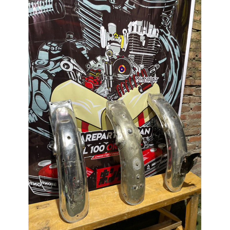 Spakbor/slebor belakang GL100 Platina Original & Urami