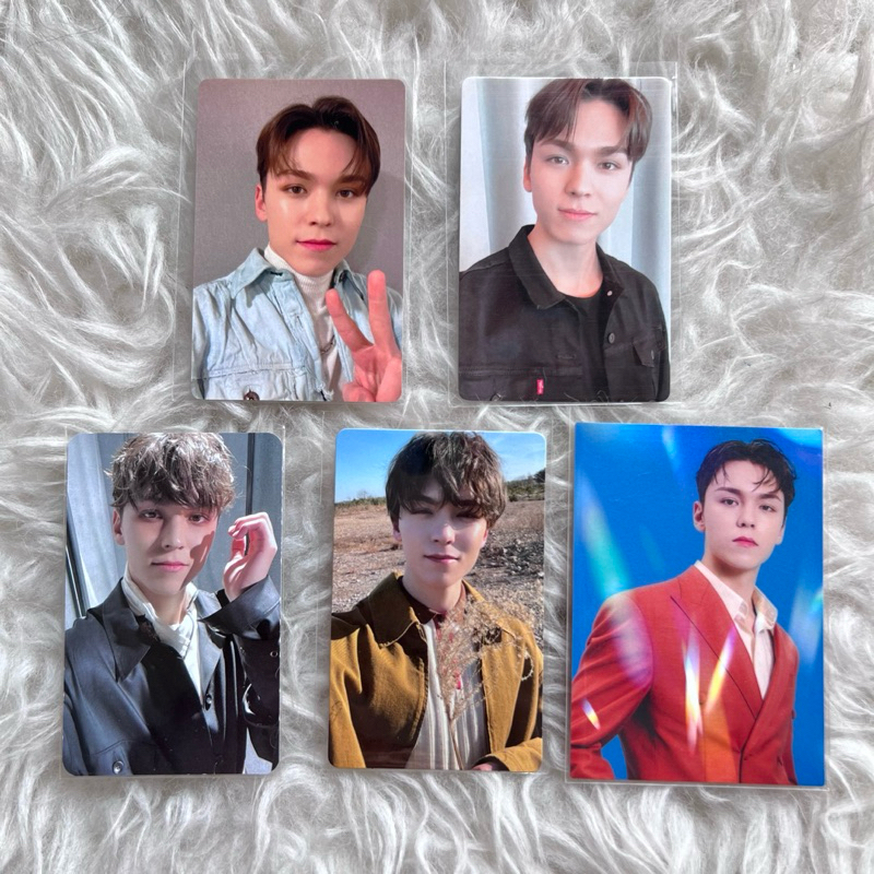[ ✅🇮🇩 READY CLEARANCE OFFICIAL ] SEVENTEEN - Vernon Photocard (Album PC) - Yizhiyu Fansign FS B Atta
