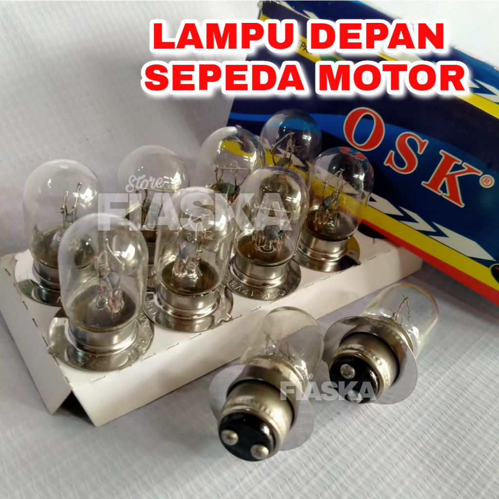 LAMPU SEPEDA MOTOR BAGIAN DEPAN SESUAI STANDAR UNTUK SEMUA JENIS MOTOR