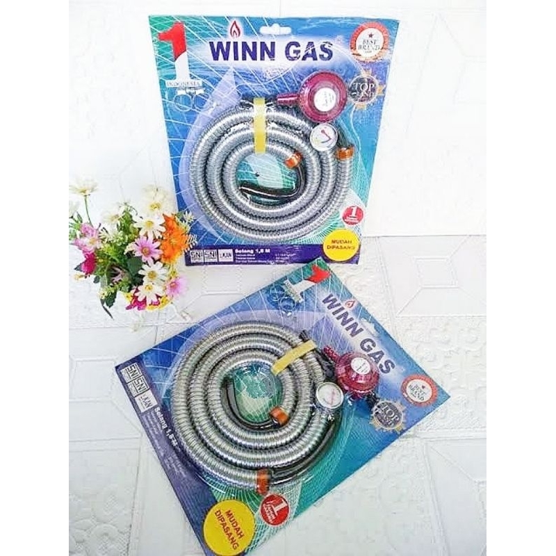 selang paket regulator winn gas/regulator winn gas/paket regulator/winn gas