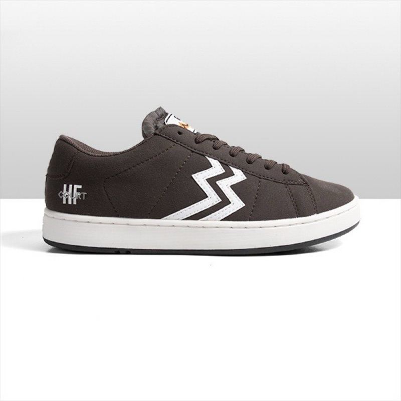 Sepatu Geoff Max Original - HF Court Brown White | Sepatu Pria | Sepatu Unisex