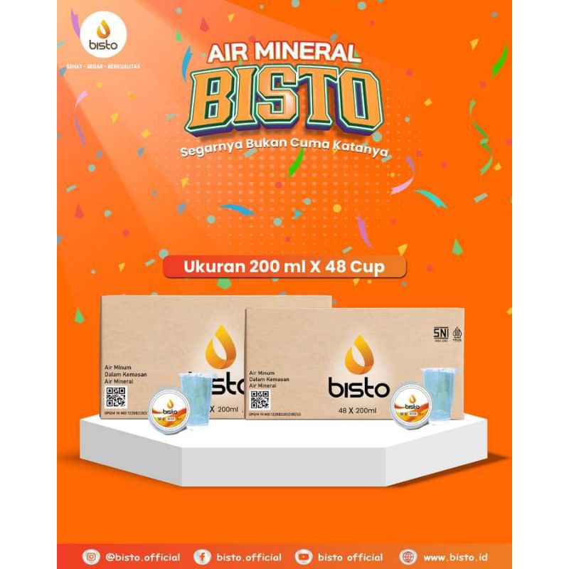 

BISTO AIR MINERAL CUP (200mlx48cup)