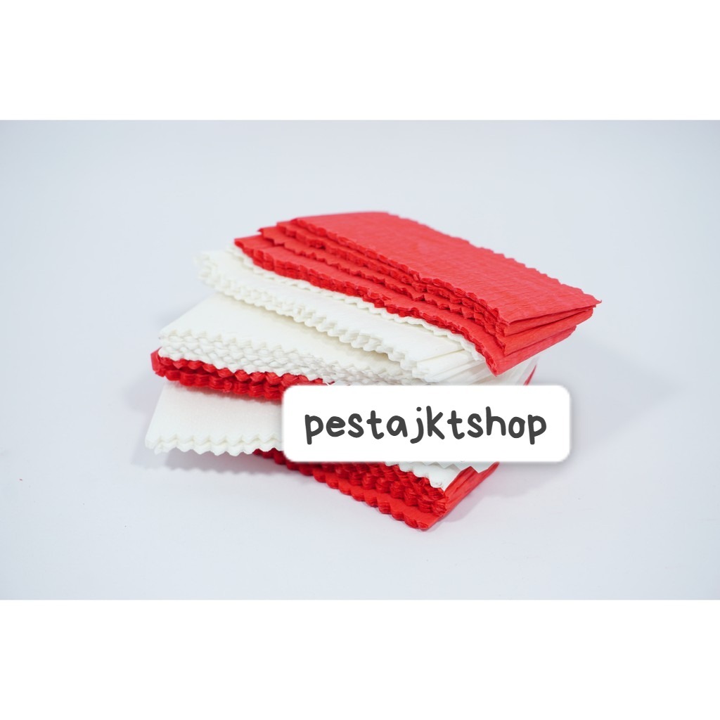 

Kertas Krep Potong Merah Putih