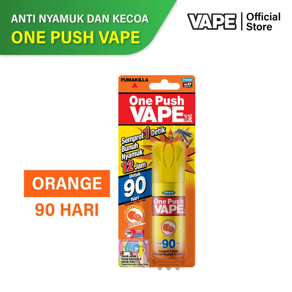 Fumakilla OnePush VAPE 90 Orange