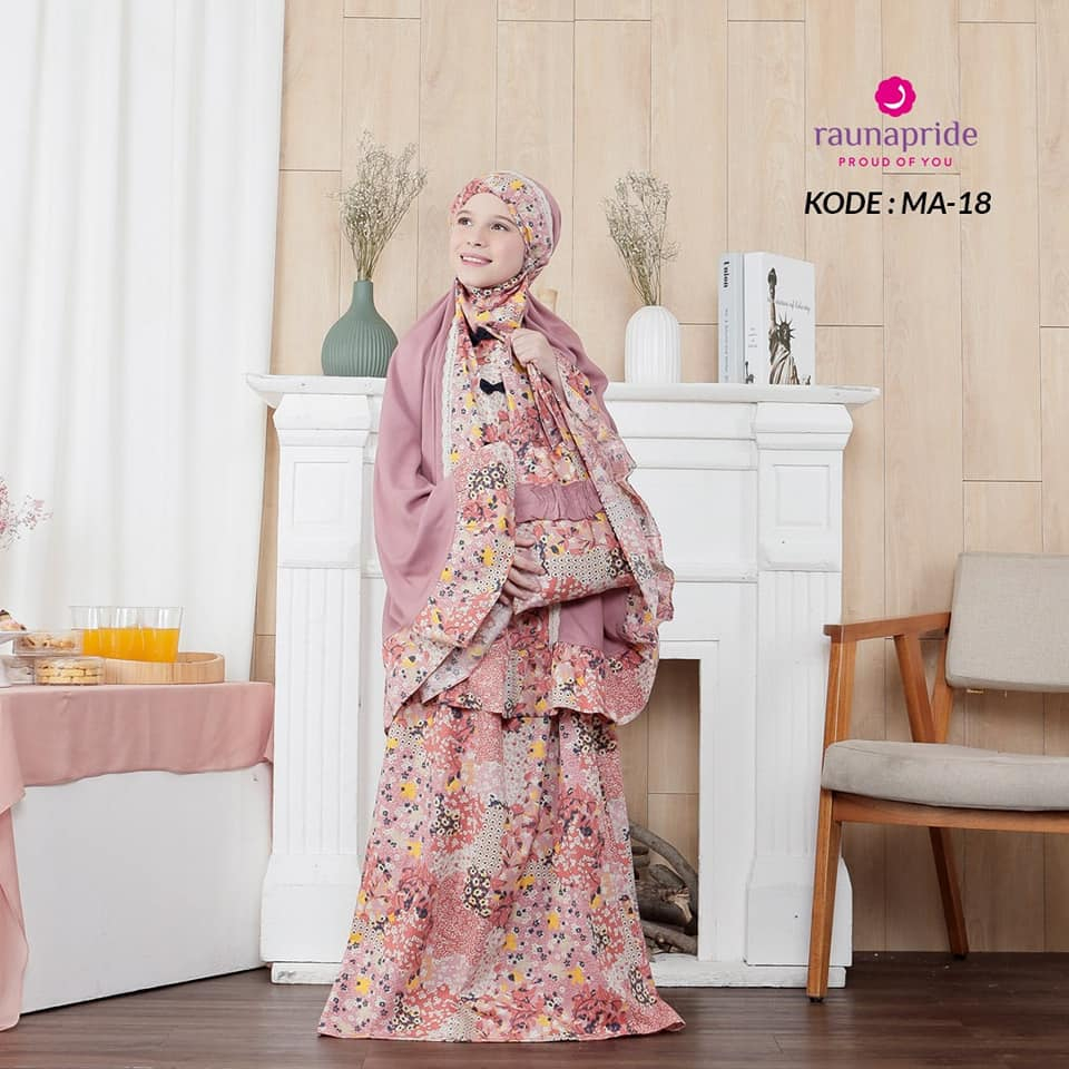 Rauna Mukena Rayon Premium Anak Perempuan MA 18