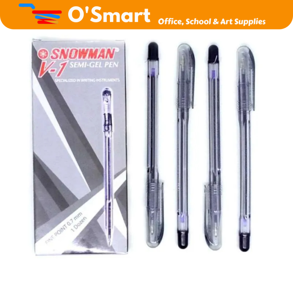 

SNOWMAN Pena Semi gel 0.7 V-1 hitam