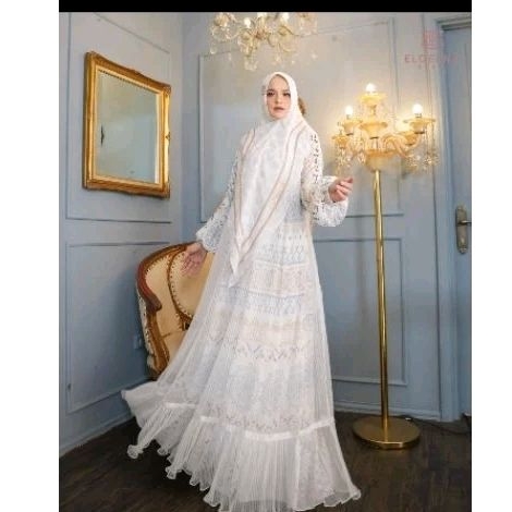 gamis syari zaleena series by eldena