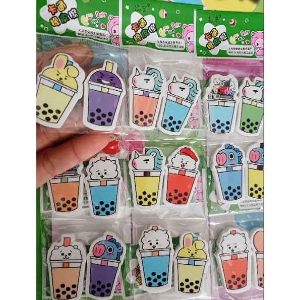 

KODE X76J 4PCS PENGHAPUS BOBA LEMBAR