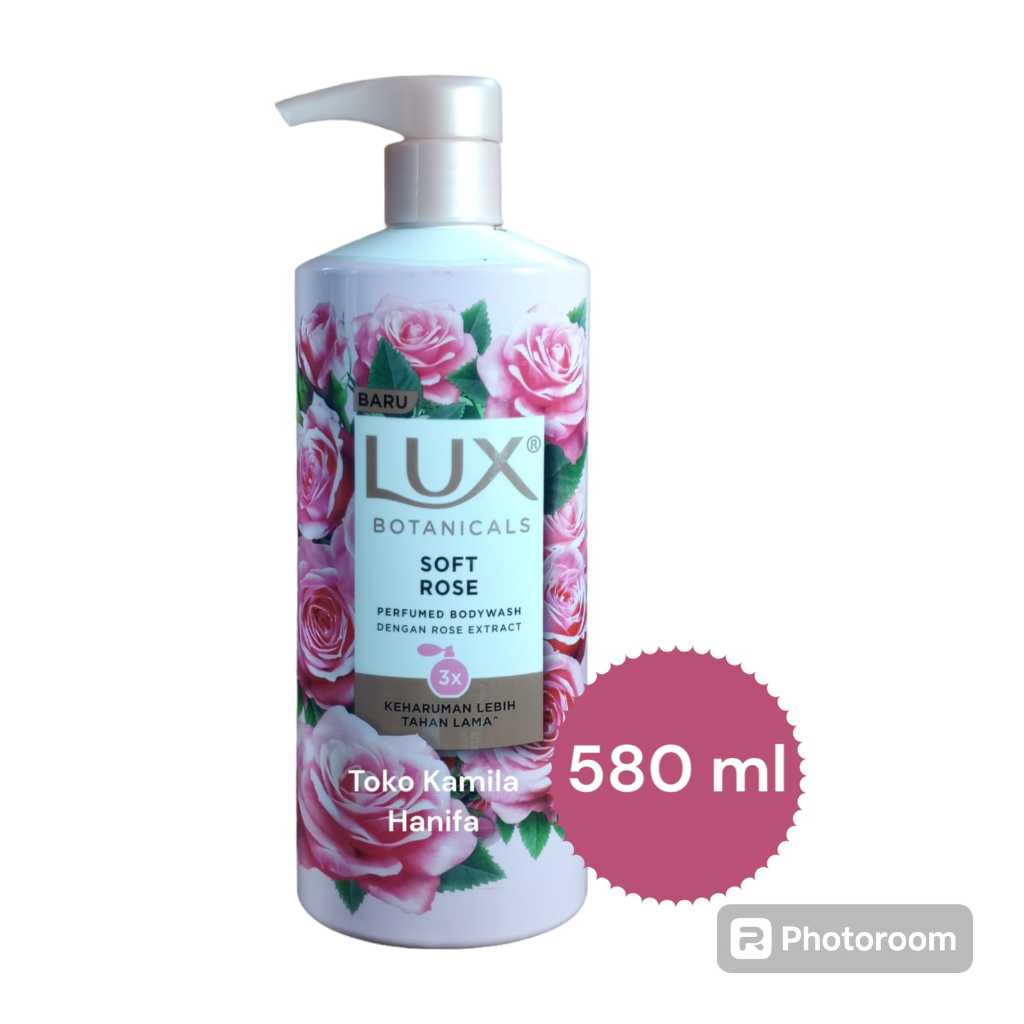 Lux Body Wash Soft Rose Pump 580 ml