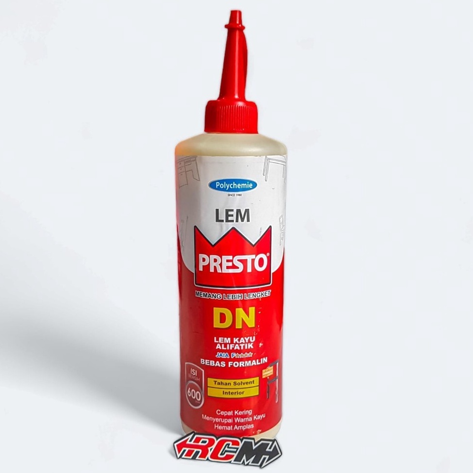 

KODE W74Y PRESTO DN 6GR LEM KAYU PUTIH WHITE MULTIPLEK MEBEL FURNITURE KUAT REKAT TUKANG KAYU WOODWORKER 6 GR ORI ORIGINAL ASLI