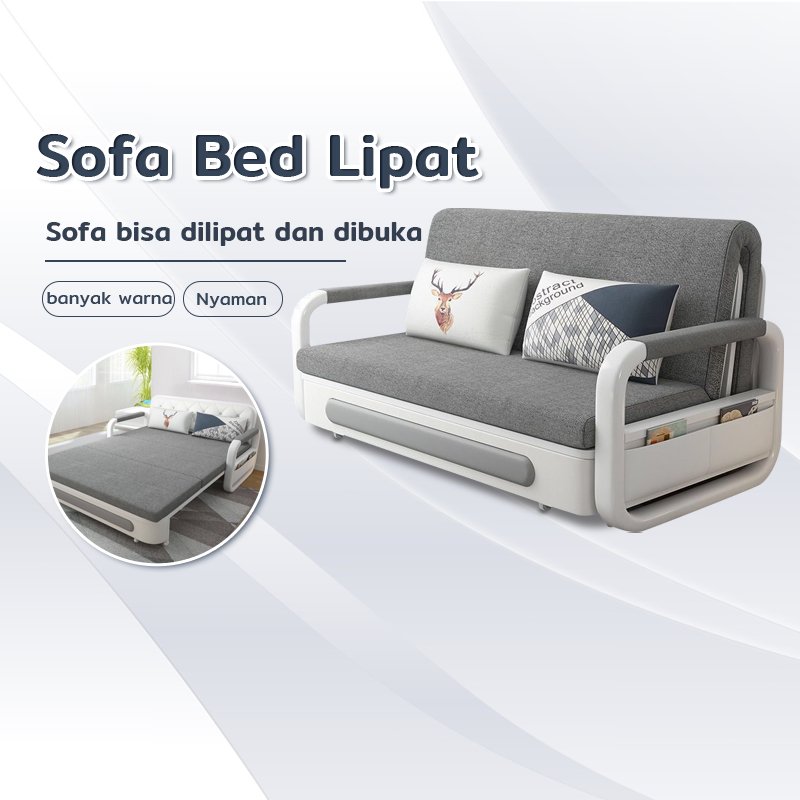 PERABOT Sofa Bed Lipat Minimalis Sofa Lipat Tidur Sofa Bed Kursi Tamu Santai Sofa bed Multifungsi