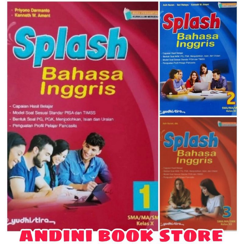 BUKU SPLASH BAHASA INGGRIS KELAS 10 11 12 SMA/MA KURIKULUM MERDEKA