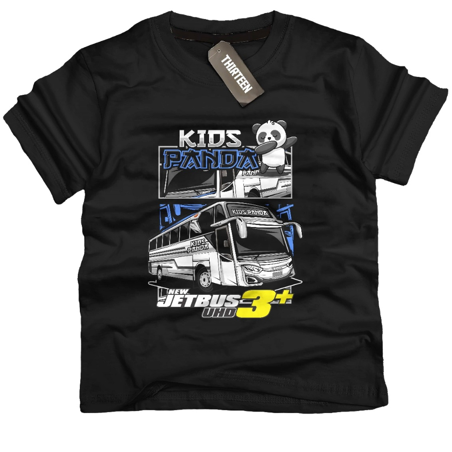 Kaos Distro Anak Bus Panda Kids