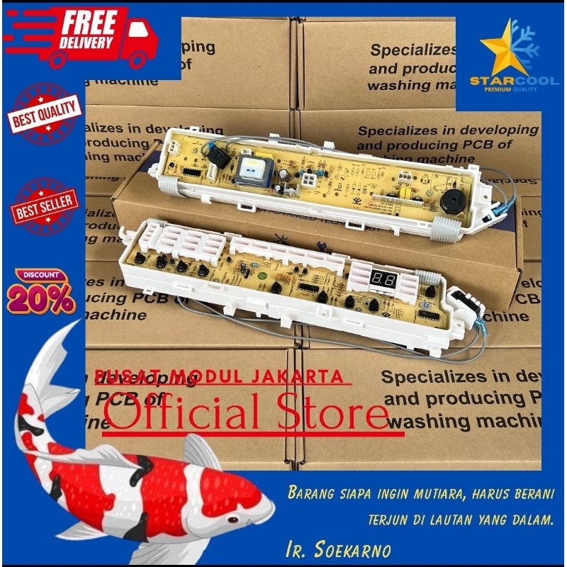 TOSHIBA, AW-9700S modul pcb mesin cuci Top Loading