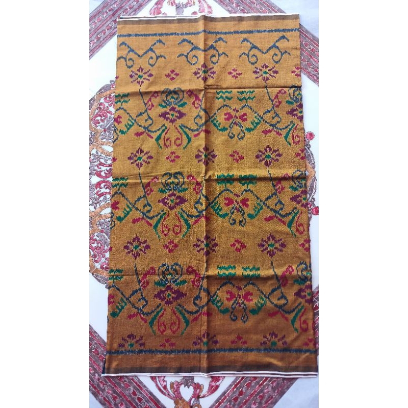 KAIN TENUN ENDEK BALI | CSM ORIGINAL BALI | MOTIF BALI | ENDEK WARNA KUNING