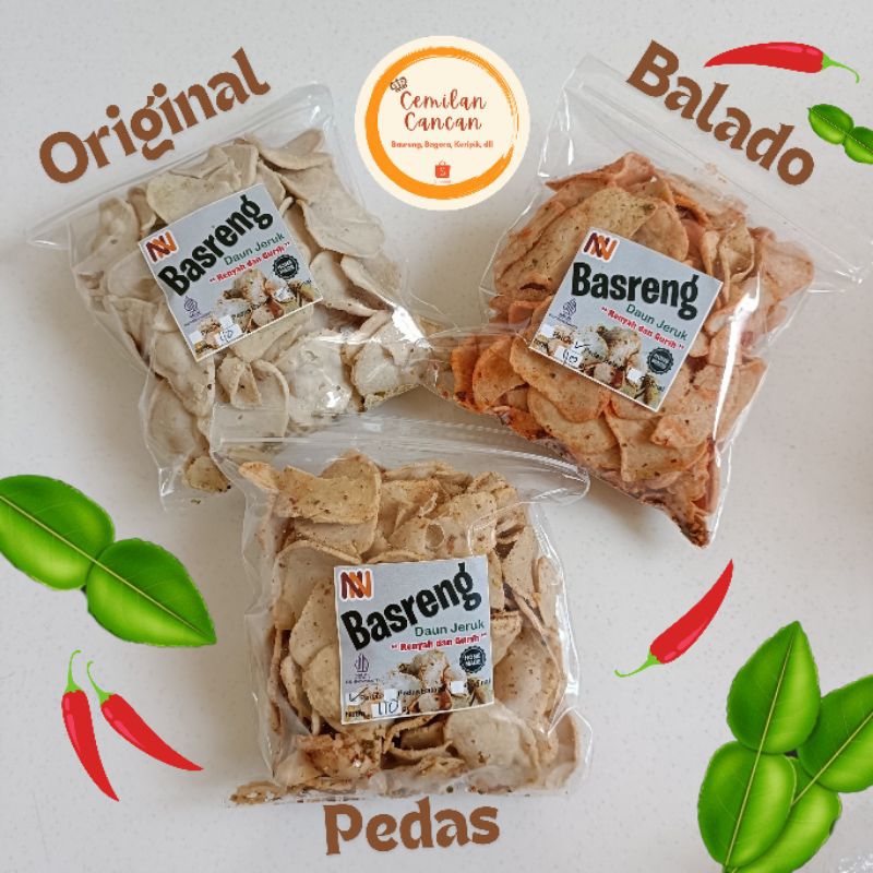 

Basreng Daun Jeruk Ori/Pedas/Balado NN
