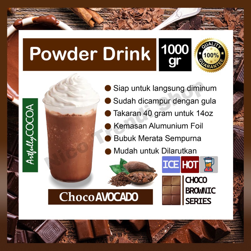 

Bubuk minuman Coklat Avocado [Ready to Drink] #010