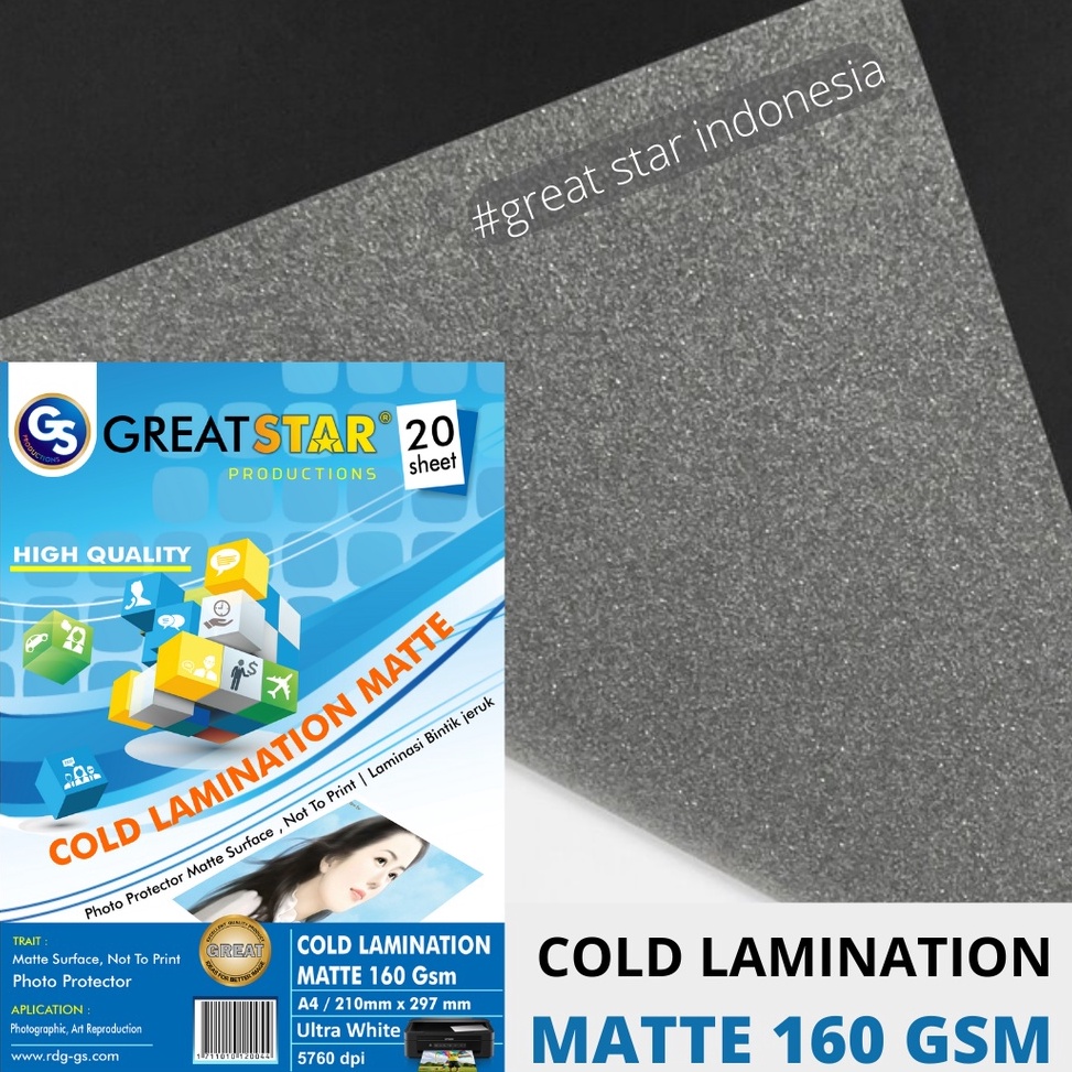 

KODE P9G LAMINASI DINGINCOLD LAMINATION MATE a42 lembar 16 GSM