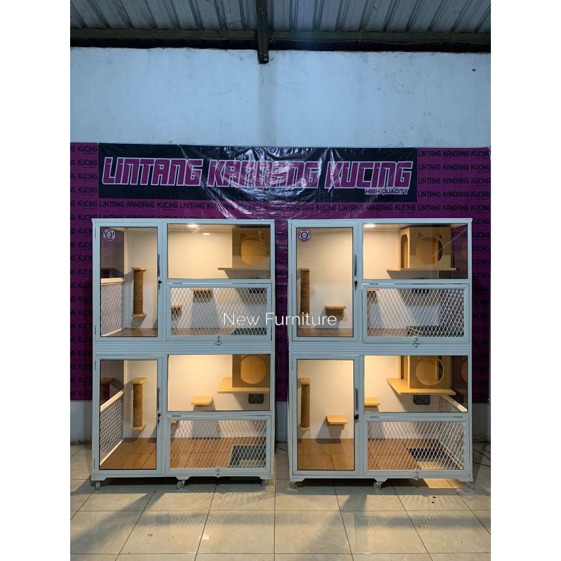 kandang kucing aluminium kandang kucing minimalis kandang kucing modern kandang kucing besar kandang