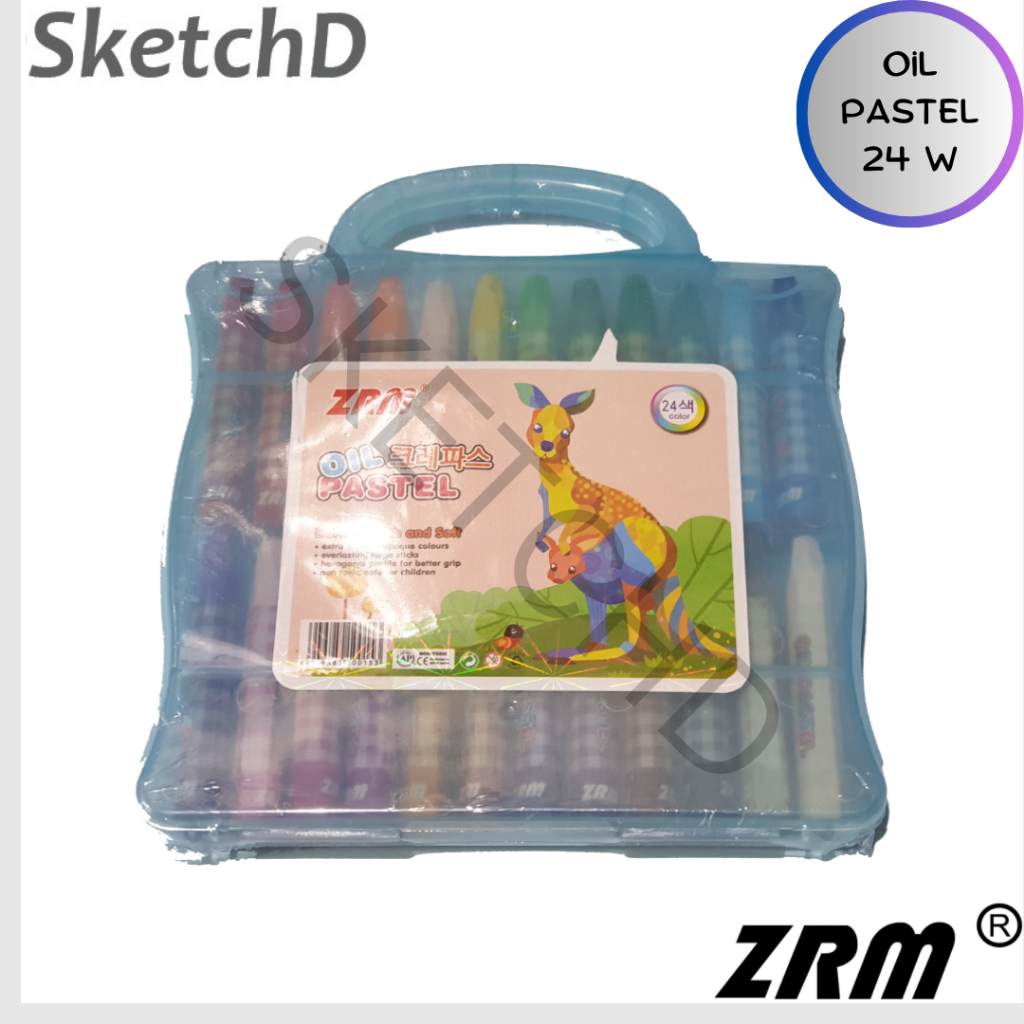 

Oil Pastel ZRM 24 warna - Krayon 24 warna - Crayon