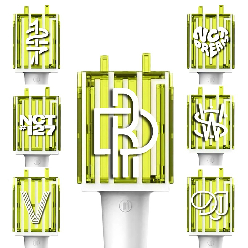 NCT LOGO STICKER LIGHTSTICK Reflective / Hologram