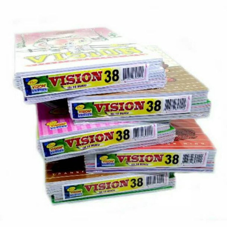 

KODE I55W Buku Tulis Vision 38 lembar 1 lusin1 buku buku garisbuku termurah