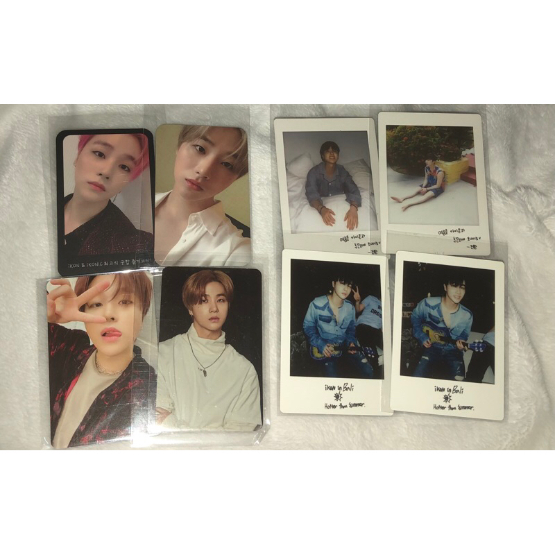 iKon - PC Photocard + Pola Set Jinan Jinhwan Official (TAKE ALL ONLY)