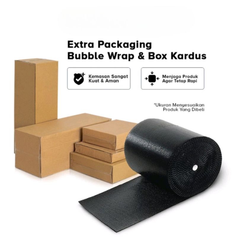 

EXSTRA PACKING KARDUS DAN BUBBLE WRAP PACKING TAMBAHAN || BY DAISY