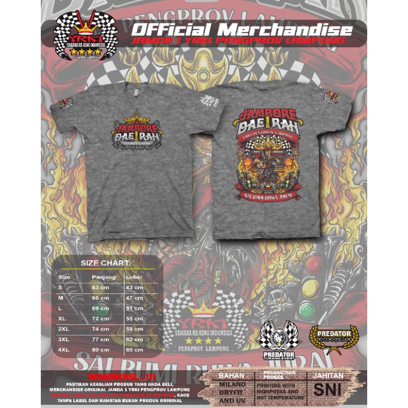 KAOS + PIAGAM JAMDA 1 YRKI LAMPUNG