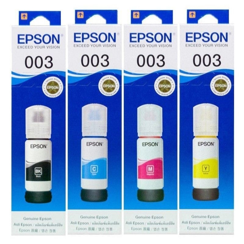 TINTA EPSON 003 ORIGINAL 1 SET L1110/L3110/L3150/L5190